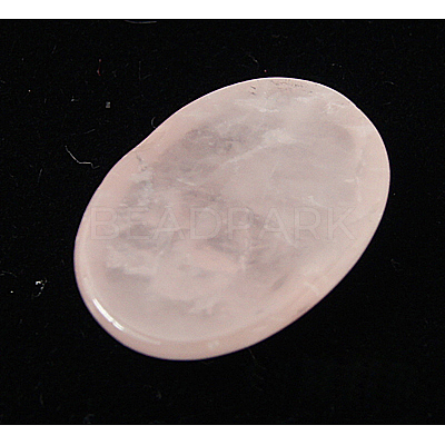 Natural Rose Quartz Cabochons X-G-ROSE10x8x4-1