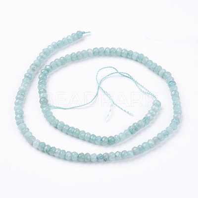 Natural White Jade Bead Strands G-R171-2x4mm-08-01-1