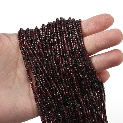 Natural Garnet Beads Strands G-RM25319-A02-2x2mm-1