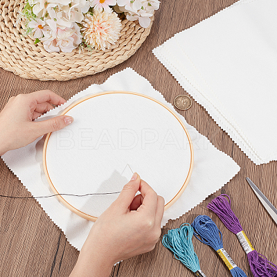 Cotton Embroidery Fabrics DIY-WH20025-109B-1