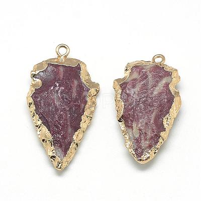 Natural Agate Pendants G-Q491-03-1
