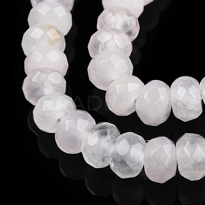 Natural Rose Quartz Bead Strands X-G-R402-4x6-16-1
