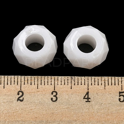 Opaque Acrylic European Beads SACR-L007-009-1