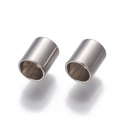 Tarnish Resistant 201 Stainless Steel Cord End Caps STAS-P239-08P-1