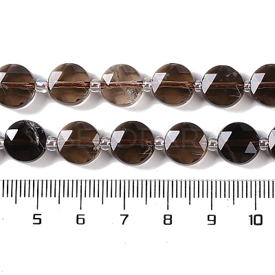 Natural Smoky Quartz Beads Strands G-N342-11-1