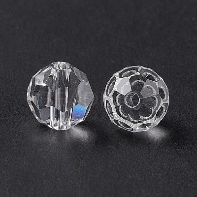 Imitation Austrian Crystal Beads SWAR-F021-8mm-001-1