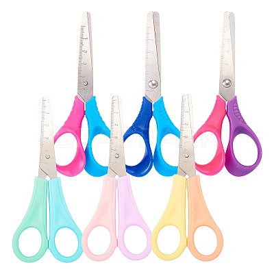 6Pcs 6 Styles Steel Scissors TOOL-TA0001-09-1