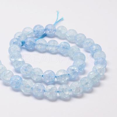 Synthetic Crackle Quartz Bead Strands CCG-K002-8mm-05-1