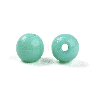 Opaque Solid Color Glass Beads GLAA-N007-4mm-A04-1