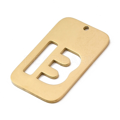 304 Stainless Steel Pendants STAS-D200-01B-G-1