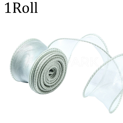 1 Roll Fishtail Yarn Iridescent Ribbon for Bowknot Making OCOR-YW0001-14D-1