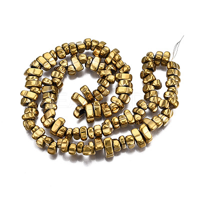 Electroplate Non-magnetic Synthetic Hematite Beads Strands X-G-T061-102L-1