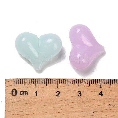 Acrylic Imitation Jelly Beads X-OACR-P032-07M-1