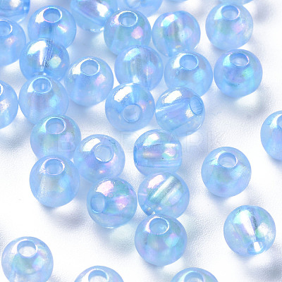Transparent Acrylic Beads X-MACR-S370-B6mm-749-1