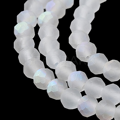 Transparent Glass Beads Strands EGLA-A044-T6mm-MB19-1