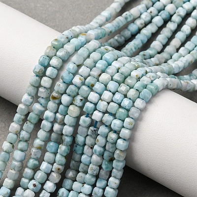 Natural Larimar Beads Strands G-F803-C01-02-1