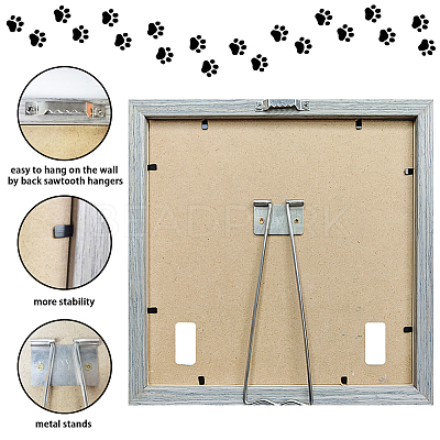 MDF Pet Photo Frames DIY-WH0525-028-1