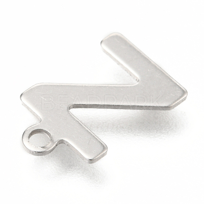 Non-Tarnish 201 Stainless Steel Charms X-STAS-C021-06P-Z-1
