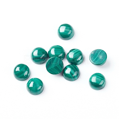 Natural Malachite Cabochons G-E557-06A-1