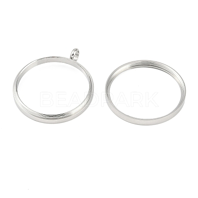 304 Stainless Stee Locket Pendants STAS-S132-16P-05-1