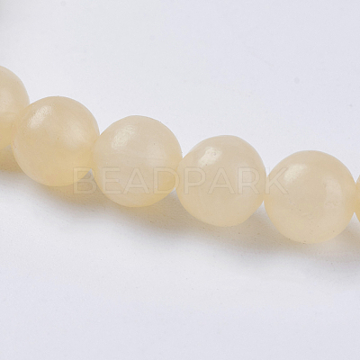 Natural Topaz Jade Beads Strands G-G515-10mm-03B-1