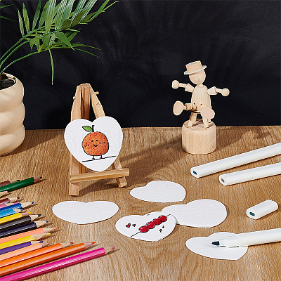 32Pcs 2 Styles DIY Watercolor Wood Pulp Paper Tools DRAW-BC0001-01-1