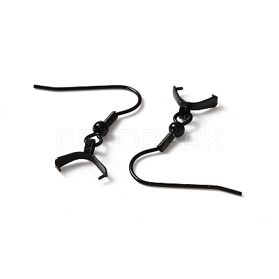 304 Stainless Steel Earring Hooks STAS-WH0035-14EB-1