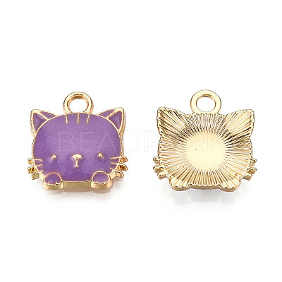 Eco-Friendly Zinc Alloy Pendants ENAM-R051-01-07G-NR-1