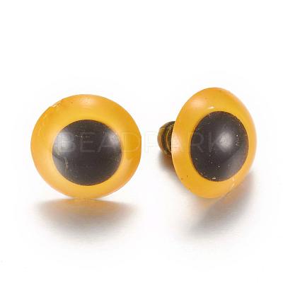 Craft Plastic Doll Eyes Stuffed Toy Eyes DIY-R039-14mm-03-1