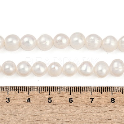 Natural Cultured Freshwater Pearl Beads Strands PEAR-I007-07J-04A-1
