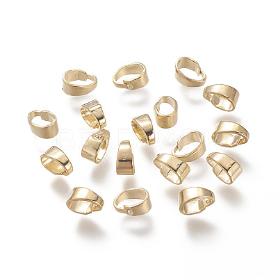 Brass Snap on Bails KK-T014-110G-NF-1