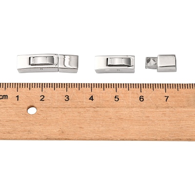 Tarnish Resistant 304 Stainless Steel Bayonet Clasps STAS-F122-34P-1