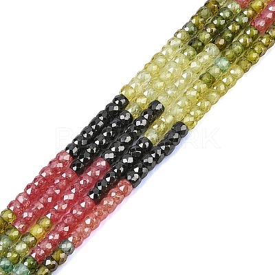 Cubic Zirconia Beads Strands ZIRC-P125-2x3mm-09-1