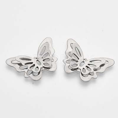 Non-Tarnish 201 Stainless Steel 3D Pendants STAS-R100-02-1