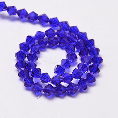 Imitate Austrian Crystal Bicone Glass Beads Strands LS-GLAA-F029-4x4mm-06-1