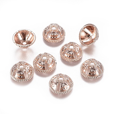 Alloy Bead Caps PALLOY-L222-005RG-AAA-1