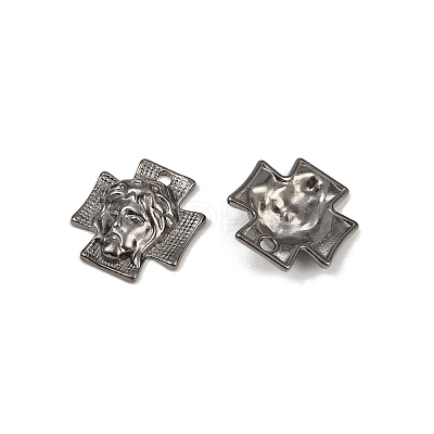 Tibetan Style Alloy Cross with Jesus Alloy Pendants for Easter Jewelry LS-K0P62051-1
