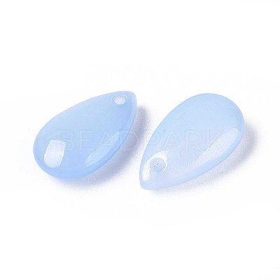 5Pcs Transparent Glass Beads GLAA-PW0001-25G-1