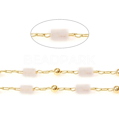 Handmade Natural Rose Quartz Beaded Chains CHC-E021-01D-1