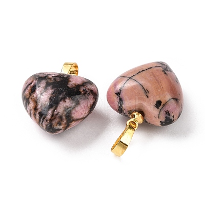 Natural Rhodonite Pendants G-I311-A14-G-1