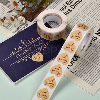 1 Inch Thank You Stickers X-DIY-G021-13A-1