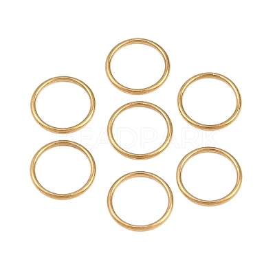 Ion Plating(IP) 304 Stainless Steel Closed Jump Rings STAS-G393-06G-09-1