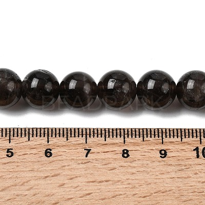 Natural Smoky Quartz Beads Strands G-B167-A09-10mm-1