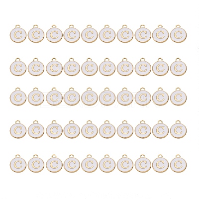 Golden Plated Alloy Charms ENAM-SZ0001-25A-C-1