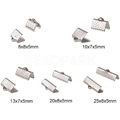 Mixed Iron Ribbon Crimp Ends Sets IFIN-PH0008-01P-1