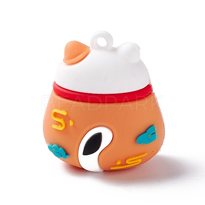 PVC Cartoon Lucky Cat Doll Pendants KY-C008-12A-1