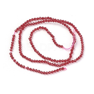 Transparent Glass Beads Strands GLAA-F094-A04-1