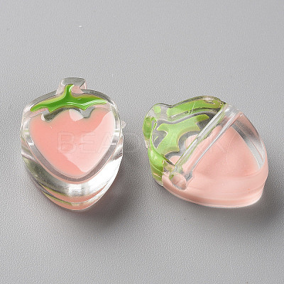 Transparent Enamel Acrylic Beads X1-TACR-S155-003C-1