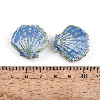 Handmade Porcelain Beads PORC-N009-01C-1