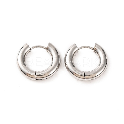 Non-Tarnish 304 Stainless Steel Hoop Earrings for Women EJEW-F339-01P-01-1